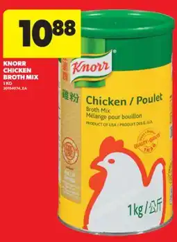 Real Canadian Superstore KNORR CHICKEN BROTH MIX, 1 KG offer