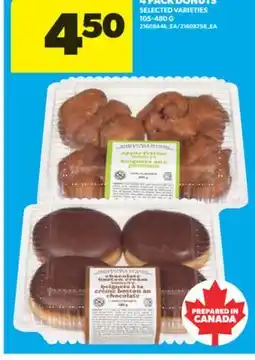 Real Canadian Superstore 4 PACK DONUTS, 105-480 G offer