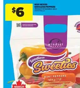 Real Canadian Superstore MINI MIXED SEEDLESS PEPPERS, 454 G offer