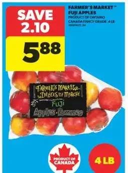 Real Canadian Superstore FARMER'S MARKET FUJI APPLES, 4 LB offer