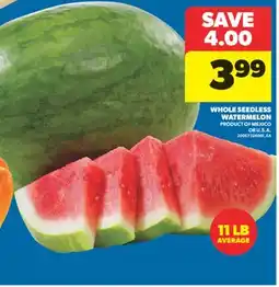 Real Canadian Superstore WHOLE SEEDLESS WATERMELON offer