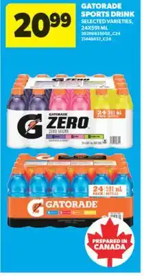 Real Canadian Superstore GATORADE SPORTS DRINK, 24X591 ML offer