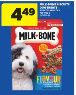 Real Canadian Superstore MILK-BONE BISCUITS DOG TREATS, 750-900 G offer