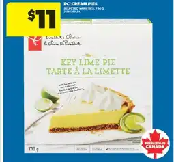 Real Canadian Superstore PC CREAM PIES, 730 G offer