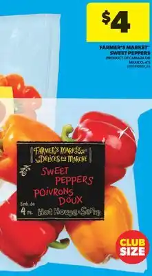 Real Canadian Superstore FARMER'S MARKET SWEET PEPPERS, 4' S offer