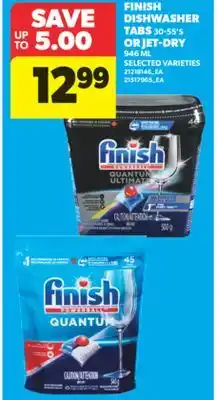 Real Canadian Superstore FINISH DISHWASHER TABS 30-55' S OR JET-DRY 946 ML offer