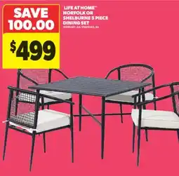 Real Canadian Superstore LIFE AT HOME NORFOLK OR SHELBURNE 5 PIECE DINING SET offer
