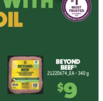 Real Canadian Superstore BEYOND BEEF , 340 g offer