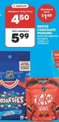 Real Canadian Superstore NESTLÉ CHOCOLATE POUCHES offer