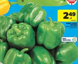 Real Canadian Superstore GREEN SWEET PEPPERS offer