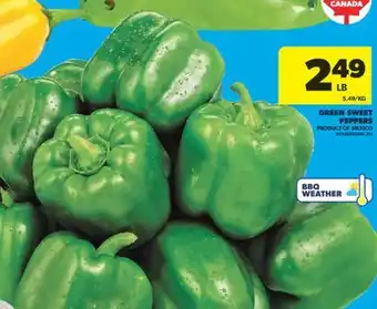 Real Canadian Superstore GREEN SWEET PEPPERS offer