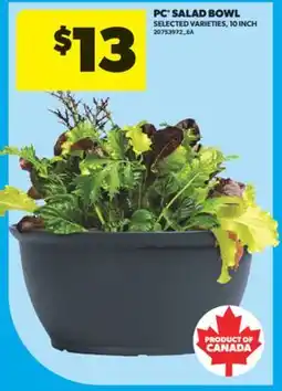 Real Canadian Superstore PC SALAD BOWL, 10 INCH offer