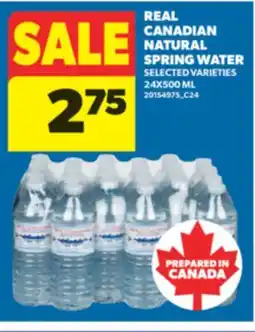 Real Canadian Superstore REAL CANADIAN NATURAL SPRING WATER, 24X500 ML offer