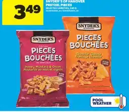 Real Canadian Superstore SNYDER'S OF HANOVER PRETZEL PIECES, 240 G offer