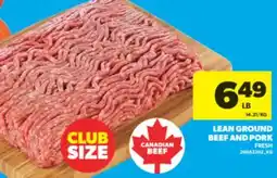 Real Canadian Superstore LEAN GROUND BEEF AND PORK offer