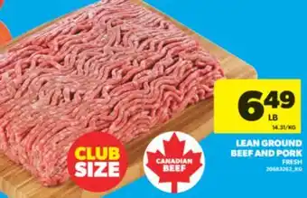 Real Canadian Superstore LEAN GROUND BEEF AND PORK offer