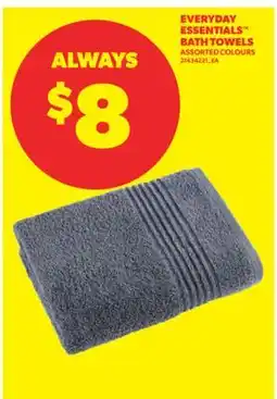 Real Canadian Superstore EVERYDAY ESSENTIALS BATH TOWELS offer
