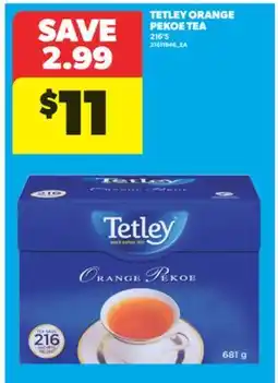 Real Canadian Superstore TETLEY ORANGE PEKOE TEA, 216'S offer