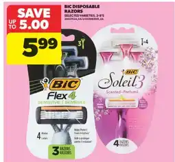 Real Canadian Superstore BIC DISPOSABLE RAZORS, 2-8'S offer