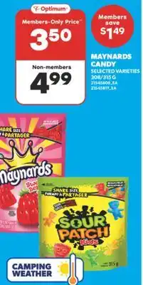 Real Canadian Superstore MAYNARDS CANDY, 308/315 G offer