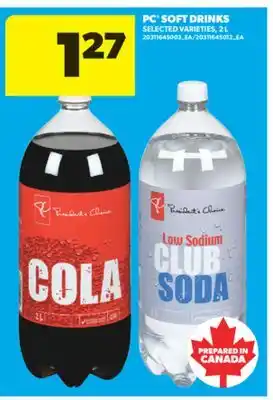 Real Canadian Superstore PC SOFT DRINKS, 2 L offer