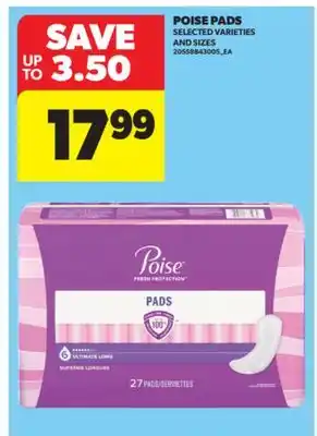 Real Canadian Superstore POISE PADS offer