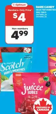 Real Canadian Superstore DARE CANDY, 500-700 G offer