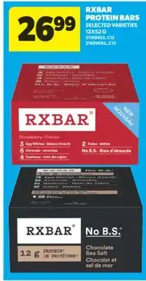 Real Canadian Superstore RXBAR PROTEIN BARS, 12X52 G offer