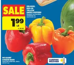Real Canadian Superstore ORANGE, RED OR YELLOW SWEET PEPPERS, 700 G offer