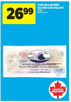 Real Canadian Superstore CHELSEA BONED SALTED COD FILLETS, 908 G offer