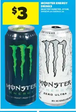 Real Canadian Superstore MONSTER ENERGY DRINKS, 473 ML offer