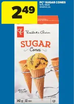 Real Canadian Superstore PC SUGAR CONES, 12' S, 142 G offer
