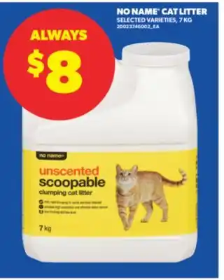 Real Canadian Superstore NO NAME CAT LITTER, 7 KG offer