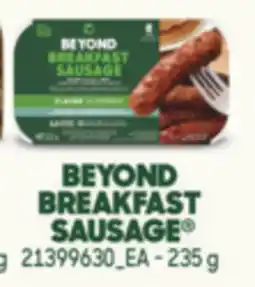 Real Canadian Superstore BEYOND BREAKFAST SAUSAGE , 235 g offer
