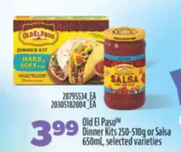 Real Canadian Superstore OLD EL PASO DINNER KITS, 250-510G OR SALSA, 650ML offer