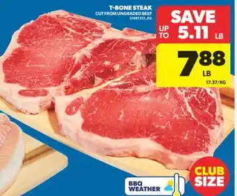 Real Canadian Superstore T-BONE STEAK offer