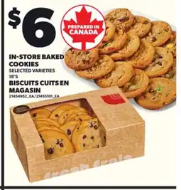 Independent Grocer IN-STORE BAKED COOKIES, 18'S offer