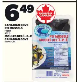Independent Grocer CANADIAN COVE PEI MUSSELS, 907 G offer