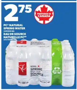 Independent Grocer PC NATURAL SPRING WATER , 24X500 ML offer