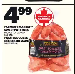 Independent Grocer FARMER'S MARKET SWEET POTATOES , 5 LB BAG offer