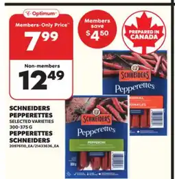 Independent Grocer SCHNEIDERS PEPPERETTES, 300-375 G offer
