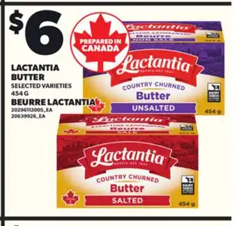 Independent Grocer LACTANTIA BUTTER, 454 G offer