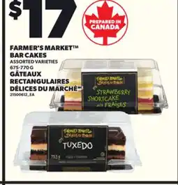 Independent Grocer FARMER'S MARKET BAR CAKES,675-770 G offer