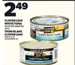 Independent Grocer CLOVER LEAF WHITE TUNA , 170 G offer