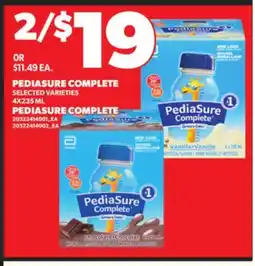 Independent Grocer PEDIASURE COMPLETE,4X235 ML offer