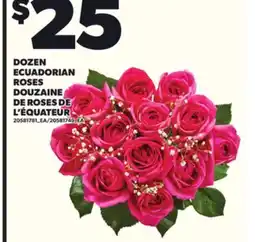 Independent Grocer DOZEN ECUADORIAN ROSES offer