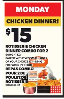 Independent Grocer ROTISSERIE CHICKEN DINNER COMBO FOR 2, 900 G - 1 KG offer