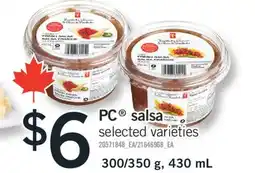 Fortinos PC SALSA, 300/350 G, 430 ML offer