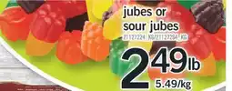 Fortinos JUBES OR SOUR JUBES offer