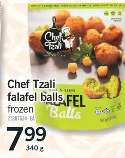 Fortinos CHEF TZALI FALAFEL BALLS, 340 G offer